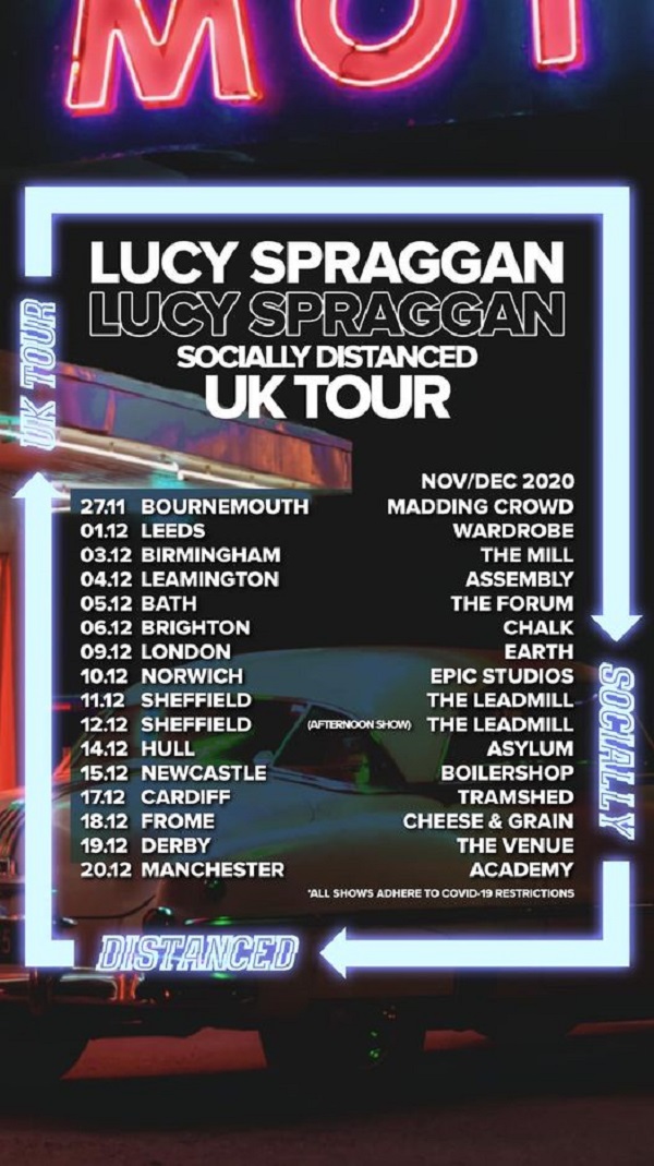 lucy spraggan tour setlist